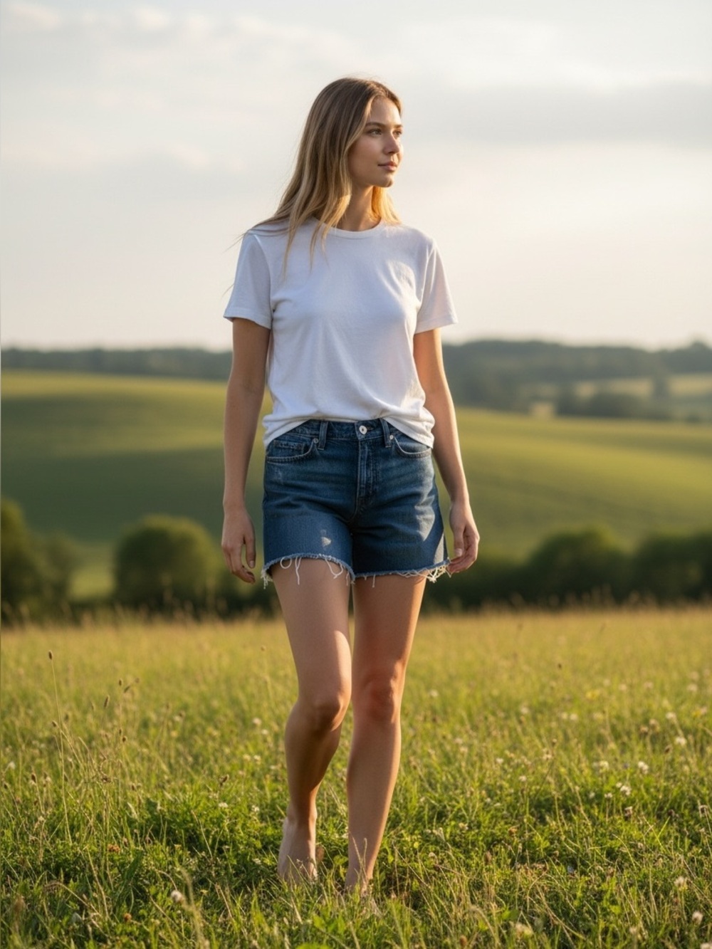 Madewell Blue Jean Cut Off Shorts (E-1)